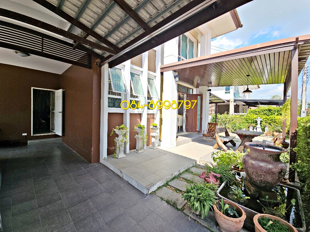 ขาย บ้านเดี่ยว อยุธยา หมู่บ้านโรจนะการ์เด้นโฮม อ.อุทัย Rojana Garden Home Ayuthaya 81 ตร.ว หลังมุม บ้านตกแต่งสวยมาก ต่อเติมครัว โรงรถ มีห้องนอนชั้นล่าง สภาพใหม่ พร้อมอยู่ ลดราคาลง 5 แสน เหลือขายเพียง 6.99 ล้านบาท