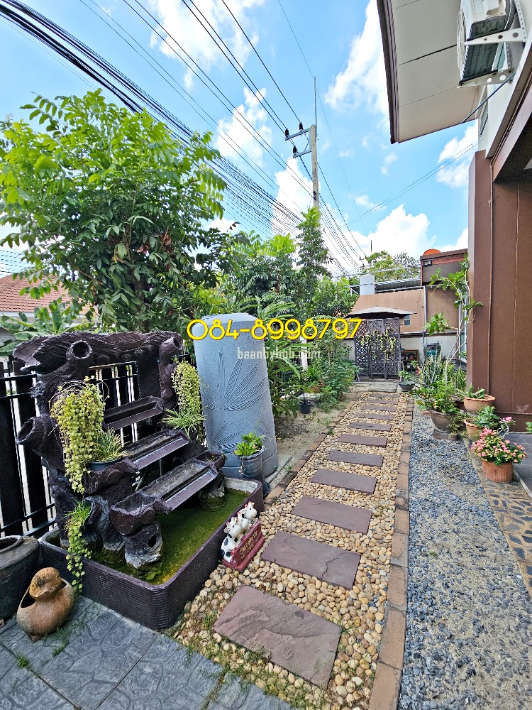 ขาย บ้านเดี่ยว อยุธยา หมู่บ้านโรจนะการ์เด้นโฮม อ.อุทัย Rojana Garden Home Ayuthaya 81 ตร.ว หลังมุม บ้านตกแต่งสวยมาก ต่อเติมครัว โรงรถ มีห้องนอนชั้นล่าง สภาพใหม่ พร้อมอยู่ ลดราคาลง 5 แสน เหลือขายเพียง 6.99 ล้านบาท