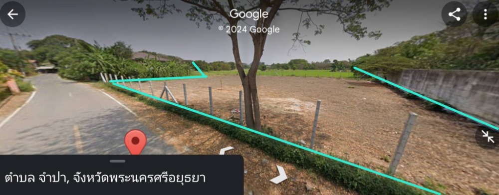 ขายที่ดิน อยุธยา ท่าเรือ ติดถนนดำ 2 ด้าน ถมแล้วบางส่วน ใกล้ อบต.จำปา เนื้อที่ 4-3-14.5 ไร่ ตำบลจำปา อำเภอท่าเรือ อยุธยา สาธารณูปโภคครบ ห่างแม่น้ำป่าสัก 100 ม. น้ำไม่ท่วม ขายด่วน ยกแปลง 9.5 ลบ.