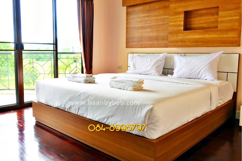 เช่า Seastar Hotel and Services Apartment บ้านฉาง ระยอง 1 ห้องนอน 1 ห้องน้ำ ขนาด 44 – 70 ตร.ม. เฟอร์ครบ พร้อมอยู่ วิวสนามกอล์ฟ ท่ามกลางธรรมชาติ ค่าเช่า 19,900 -29,900 บาท/เดือน