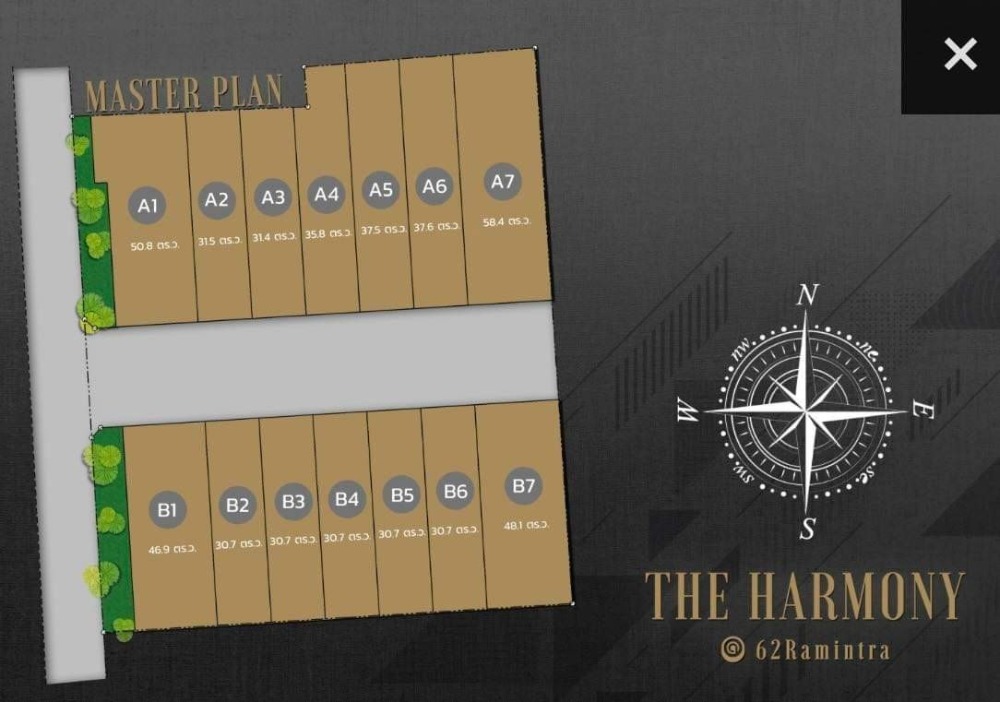 ให้เช่า โฮมออฟฟิศ 4 ชั้น รามอินทรา 62 The Harmoney ใกล้รพ.สินแพทย์ รถไฟฟ้าสีชมพู 900 ม. ค่าเช่า 70,000 บาท